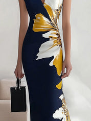 Lily | Beach Glam Elegant Workplace Festival Midi Dress